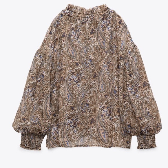 Zara Printed Blouse - Picture 5 of 7